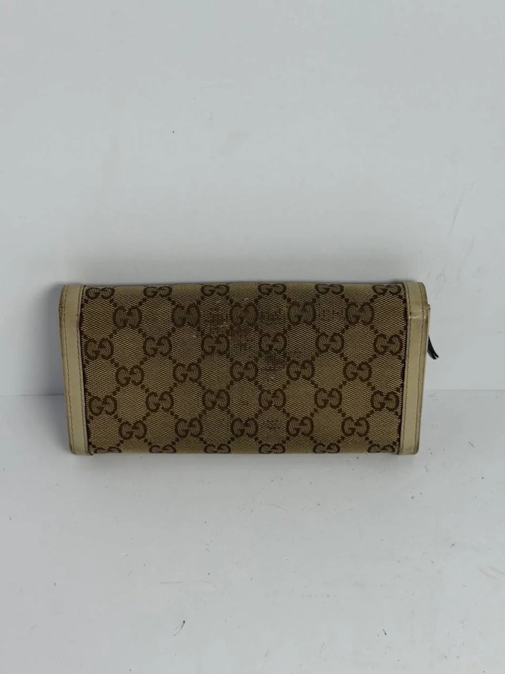 Gucci Sukey Beige GG Canvas Continental Wallet - Picture 8 of 14